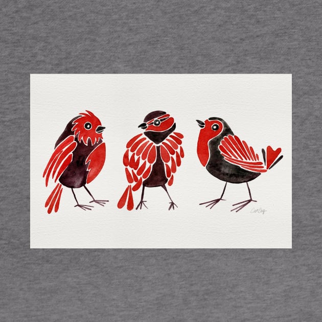 finches red by CatCoq